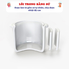 Nồi nấu cháo chậm Seka chính hãng cao cấp BBShine, Nồi hầm cháo cho bé dung tích 1L đa năng và tiện lợi – AN001