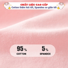 Quần chip đùi cotton cao cấp cho bé gái 2-12 tuổi hình hươu cao cổ đủ màu sắc tươi vui BBShine – C017