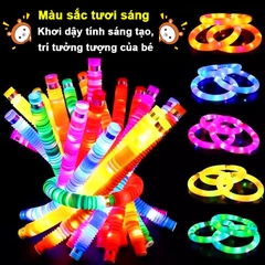 Đồ chơi giảm stress nhiều màu sắc cho bé BBShine, Ống Pop phát sáng tạo hình cảm biến vui nhộn hot trend 2023 – DC068