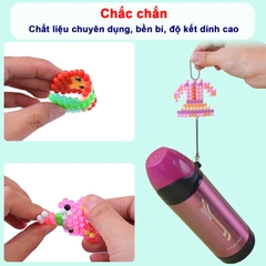 Bộ đồ chơi xếp hình hạt nhựa sáng tạo 10 màu sắc cho bé yêu – DC013
