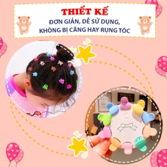 Kẹp tóc mái phong cách Hàn Quốc xinh xắn BBShine, Set 10 kẹp tóc cho bé gái nhiều màu sắc họa tiết đáng yêu – P153