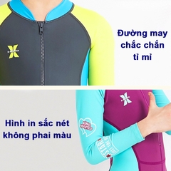 Đồ bơi bé gái và bé trai 9-37kg cao cấp BBShine, Đồ bơi dài tay DIVE & SAIL chống nắng và tia UV toàn thân cho bé – DB014