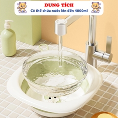 Thau gấp gọn cho bé chất liệu nhựa cao cấp BBShine, Chậu rửa mặt cho bé tiện lợi nhiều họa tiết đáng yêu – SS039