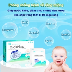 Gạc rơ lưỡi Midkidbaby chính hãng BBShine, Gạc rơ lưỡi an toàn diệt khuẩn đến 99,9% dành cho bé – I020