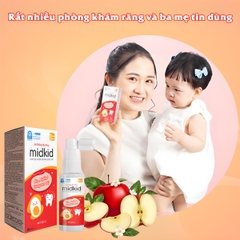 Xịt chống sâu răng cho bé hương táo đỏ BBShine, XỊt chống sâu răng Midkid chính hãng bảo vệ răng miệng của bé – I021