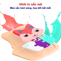 Đồ chơi xếp hình 3D cho bé từ 3 tuổi BBShine, Tranh ghép hình cao cấp nhiều chủ đề và màu sắc tươi sáng – DC034