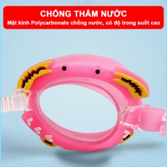 Kính bơi trẻ em 3-10 tuổi chống nước cao cấp BBShine, Kính bơi cho bé họa tiết hình thú ngộ nghĩnh đáng yêu – KB004