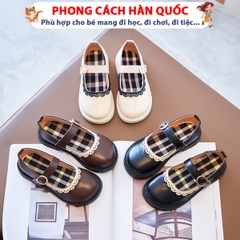 Giày búp bê tiểu thư dáng vintage BBShine, Giày bé gái phong cách Hàn Quốc xinh xắn – G36