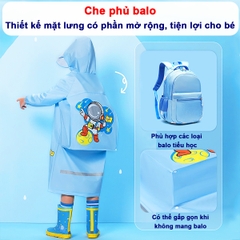 Áo mưa cho bé 2-10 tuổi cao cấp BBShine, Áo mưa trẻ em họa tiết hình thú ngộ nghĩnh nhiều màu tươi sáng – AM015