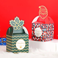 Hộp quà Giáng sinh nắp hộp hình 3D BBShine, Hộp quà Noel nhỏ xinh nhiều màu sắc tươi sáng – G011
