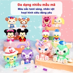 Mô hình lắp ráp 3D mini BBShine, Đồ chơi mô hình họa tiết hoạt hình siêu đáng yêu dành cho bé – DC069