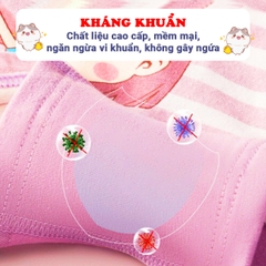 Quần chip đùi cotton cao cấp cho bé gái 2-12 tuổi hình hươu cao cổ đủ màu sắc tươi vui BBShine – C017