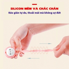 Hộp đựng ti giả trong suốt chất liệu nhựa cao cấp BBShine, Dây đeo ti giả silicon mềm mại an toàn cho bé – SS028