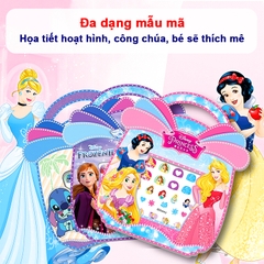 Dán móng tay 3D cao cấp cho bé BBShine, Set miếng dán móng tay cho bé từ 2 tuổi họa tiết hoạt hình nhiều màu sắc tươi sáng – J063