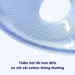 Gối cao su non cho bé chống méo đầu BBShine, Gối cho bé sơ sinh hình gấu loại cao cấp an toàn cho sự phát triển của bé – SS019