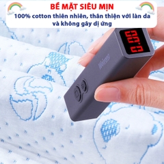 Tấm lót chống thấm cho bé 4 lớp dày dặn BBShine, Miếng lót chống thấm cho bé họa tiết hình gấu đáng yêu – SS038