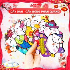 Bao lì xì chibi Quý Mão 2023 cao cấp BBShine, Bao lì xì Tết họa tiết hình mèo ngộ nghĩnh – LX006