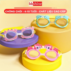 Kính bơi hình thú cho bé 4-10 tuổi BBShine, Kính bơi trẻ em ngộ nghĩnh chống thấm nước cao cấp – KB007