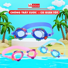 Kính bơi cho bé 4-10 tuổi cao cấp BBShine, Kính bơi trẻ em hình thú ngộ nghĩnh không thấm nước – KB001