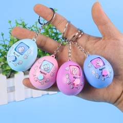 Móc khóa trứng oẳn tù tì kéo búa bao nút xoay ngẫu nhiên màu sắc kẹo ngọt đáng yêu BBShine – DC016