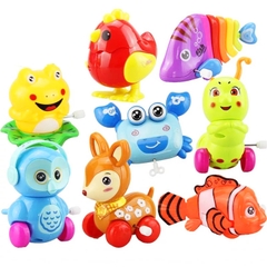 Đồ chơi chạy cót, Thú chạy cót bằng nhựa ABS màu sắc dễ thương chuyển động cho bé trai và bé gái BBShine – DC055