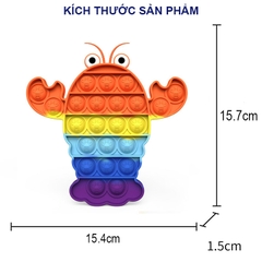 Đồ chơi Pop It, Đồ chơi giải trí thông minh giảm căng thẳng cao cấp nhiều màu sắc cho người lớn và trẻ em BBShine – DC059