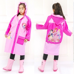 Áo mưa trẻ em hoạt hình Elsa & Peppa đáng yêu cho bé 4-10 tuổi – AM004