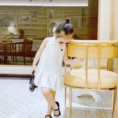 Váy bé gái 10-30kg cotton mềm mát BBShine, Đầm bé gái kiểu dáng polo phong cách dễ thương - D107