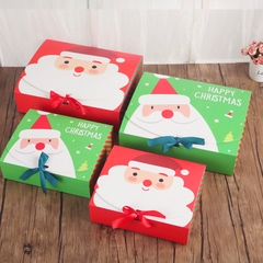 Hộp quà Giáng sinh hình ông già ngộ nghĩnh BBShine, Set hộp quà Noel nhiều màu sắc tươi sáng – G006