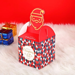 Hộp quà Giáng sinh nắp hộp hình 3D BBShine, Hộp quà Noel nhỏ xinh nhiều màu sắc tươi sáng – G011