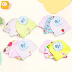Mũ sơ sinh cho bé 0-6 tháng tuổi BBShine, Set 3 nón sơ sinh cao cấp nhiều họa tiết đáng yêu – SS004