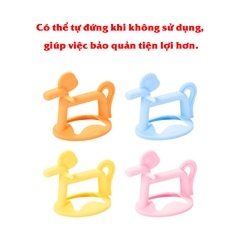 Gặm nướu Moyuum chính hãng, Gặm nướu cho bé silicon Hàn Quốc cao cấp siêu mềm BBShine – SS026