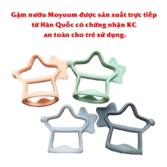 Gặm nướu Moyuum chính hãng, Gặm nướu cho bé silicon Hàn Quốc cao cấp siêu mềm BBShine – SS026