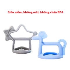 Gặm nướu Moyuum chính hãng, Gặm nướu cho bé silicon Hàn Quốc cao cấp siêu mềm BBShine – SS026