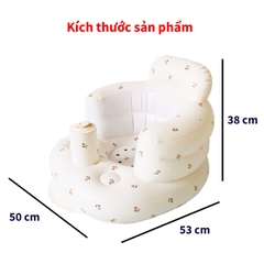 Ghế phao tập ngồi cho bé chống ngã cao cấp BBShine, Ghế hơi tập ngồi cho bé phong cách Hàn Quốc – SS031