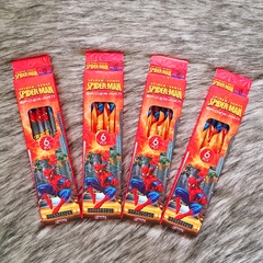 Set 6 bút chì chuốt HB cao cấp bằng gỗ kèm hộp nhiều chủ đề hoạt hình ngộ nghĩnh xinh xắn thích hợp làm quà cho bé BBShine – H037