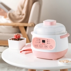 Nồi nấu cháo chậm Seka chính hãng cao cấp BBShine, Nồi hầm cháo cho bé dung tích 1L đa năng và tiện lợi – AN001