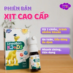 Vitamin D3K2 Lineabon chính hãng an toàn BBShine, Vitamin cho bé hấp thu canxi và tăng chiều cao hiệu quả - I023