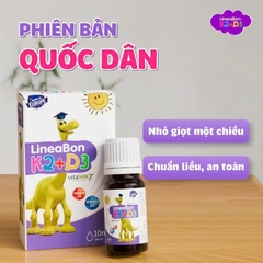 Vitamin D3K2 Lineabon chính hãng an toàn BBShine, Vitamin cho bé hấp thu canxi và tăng chiều cao hiệu quả - I023