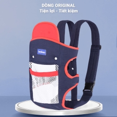 Địu em bé 0-3 tuổi đa năng BBShine, Địu cho bé 4 tư thế gọn nhẹ bề mặt lưới thoáng khí – SS034