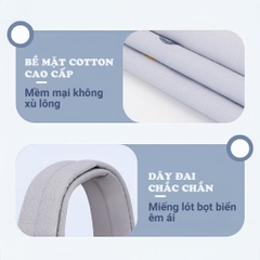 Địu em bé 0-3 tuổi đa năng BBShine, Địu cho bé 4 tư thế gọn nhẹ bề mặt lưới thoáng khí – SS034