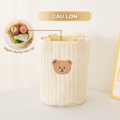 Túi Bỉm Sữa Đa Năng Phong Cách Hàn Quốc Nhỏ Gọn Họa Tiết Thêu Xinh Xắn BBShine – TX045