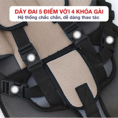 Ghế Ngồi Ô Tô Cho Bé Cao Cấp Đảm Bảo An Toàn Nhiều Màu Sắc Bắt Mắt BBShine – SS059