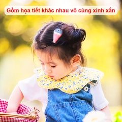 Kẹp tóc mái nhiều màu sắc tươi sáng BBShine, Set kẹp tóc cho bé gái cao cấp họa tiết đáng yêu – P155