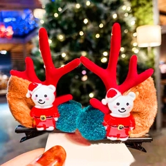 Kẹp tóc Noel sừng tuần lộc BBShine, Set 2 kẹp tóc Giáng sinh trang trí đáng yêu lạ mắt (2pcs) – NOEL006
