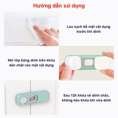 Khóa tủ lạnh cao cấp tiện lợi BBShine, Khóa ngăn kéo giúp bảo vệ an toàn cho bé – SS032