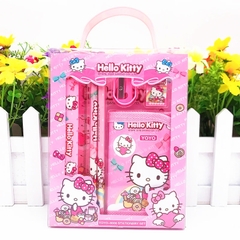 Bộ dụng cụ học tập 6 món cao cấp BBShine, Bộ đồ dùng học tập nhiều họa tiết hoạt hình đáng yêu cho bé – H057
