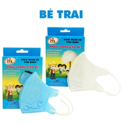 Hộp 10 khẩu trang trẻ em 5D cho bé 2-7 tuổi nhiều màu sắc đáng yêu bảo vệ hiệu quả đường hô hấp của bé BBShine – M012