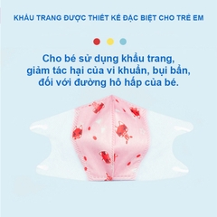 Khẩu trang trẻ em, Khẩu trang cho bé trai và bé gái nhiều họa tiết 0-12 tuổi bảo vệ đường hô hấp cho bé BBShine – M017