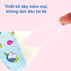 Khẩu trang trẻ em, Khẩu trang cho bé trai và bé gái nhiều họa tiết 0-12 tuổi bảo vệ đường hô hấp cho bé BBShine – M017